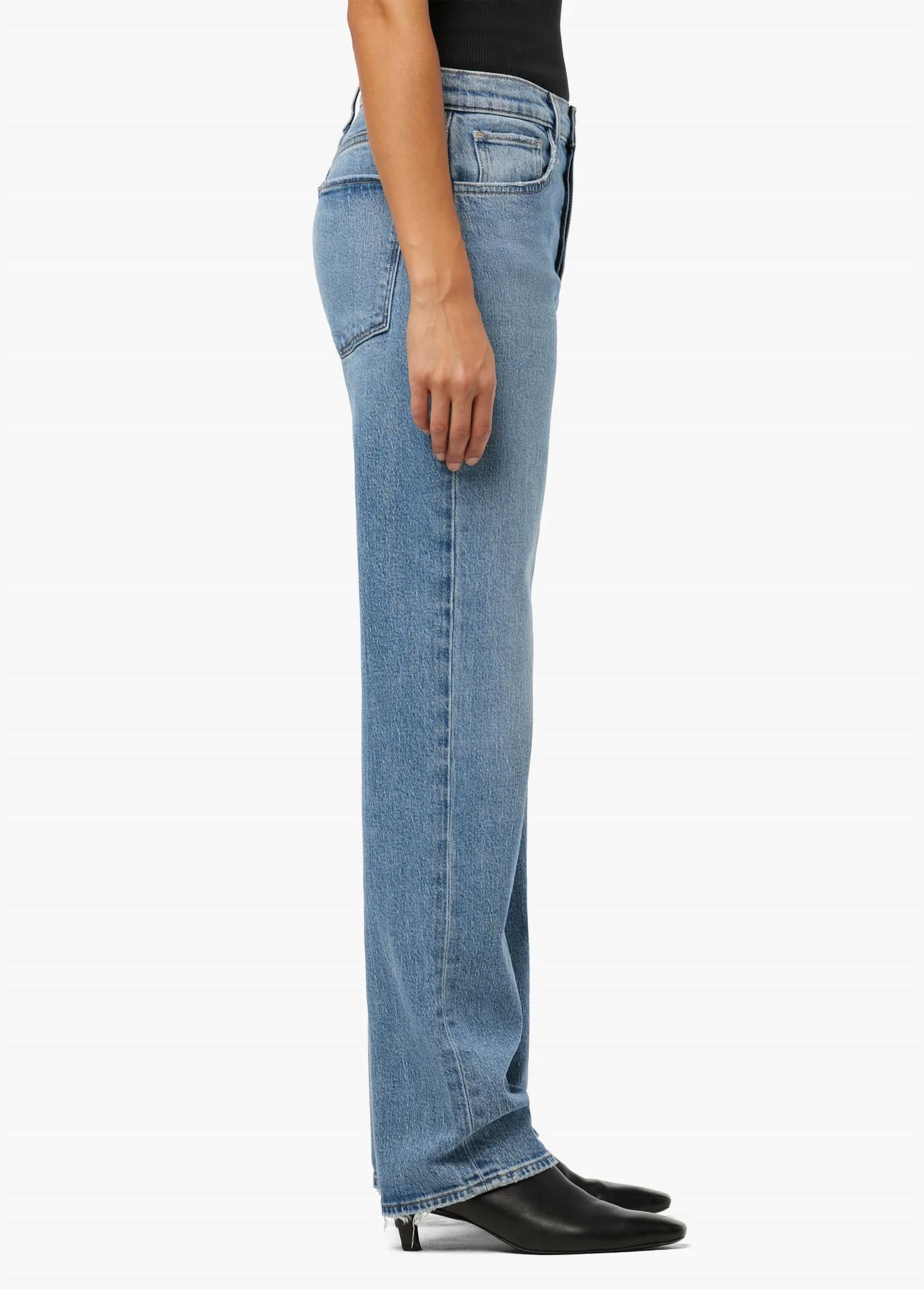 Joe's Jeans 90's Niki Boyfriend Jeans in bad habit mid wash - women's jeans - alternate view
