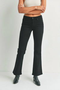 Just Black Denim - Low Rise Flare Jeans