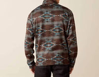 Ariat - Caldwell Logo 1/4 Zip Southwest Sweater