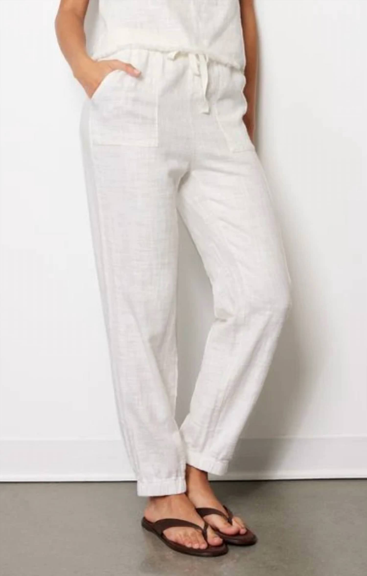 Bobi - Elastic Waistband Jogger With Cuff