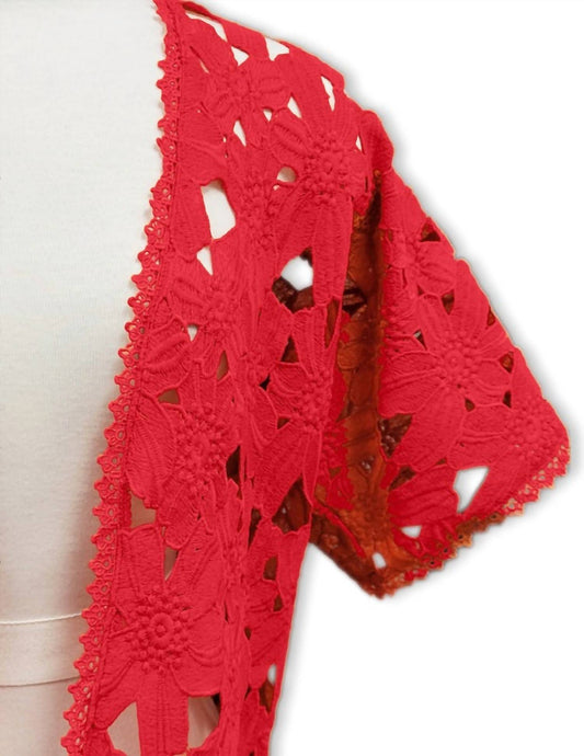 Paparazzi - Lace Open Front Cardigan Jacket