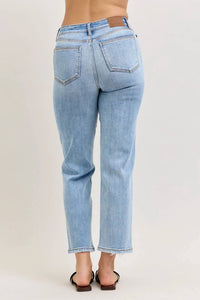 Judy Blue - Women's High Waist Ankle Straight Jeans