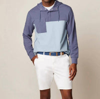 Johnnie-O - Men's Harrison Mixed Media Henley Hoodie