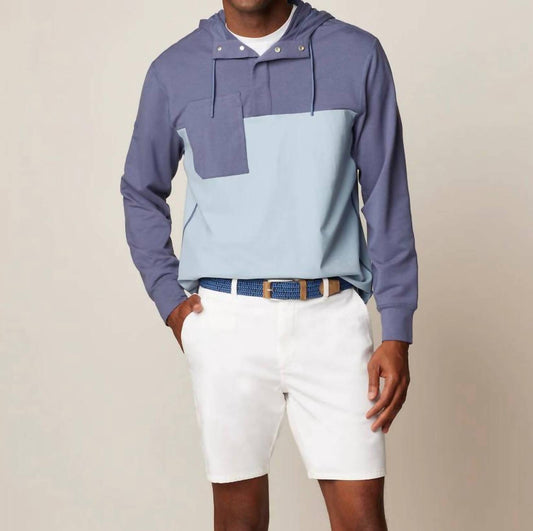 Johnnie-O - Men's Harrison Mixed Media Henley Hoodie