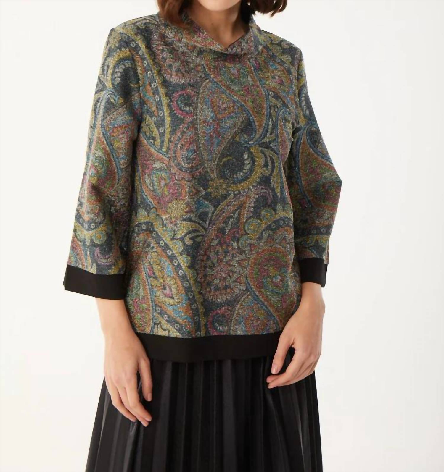 Isle By Melis Kozan - Radiant Mock Neck Top
