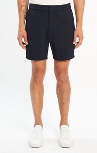 Theory Curtis Drawstring Precision Ponte Shorts in baltic - men's shorts