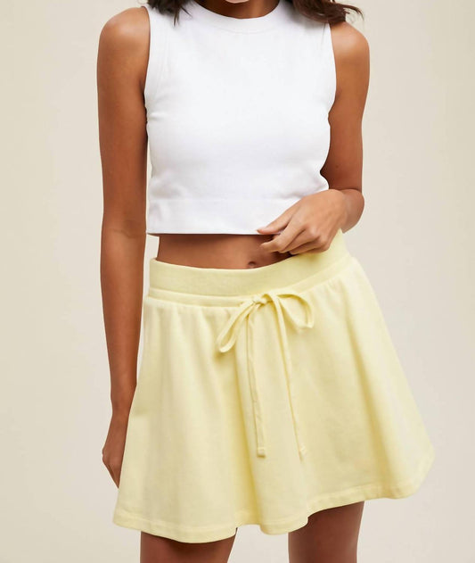 Wishlist - French Terry Flare Skirt