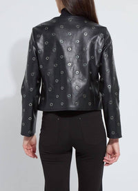 Lysse - Geneva Vegan Leather Grommet Jacket