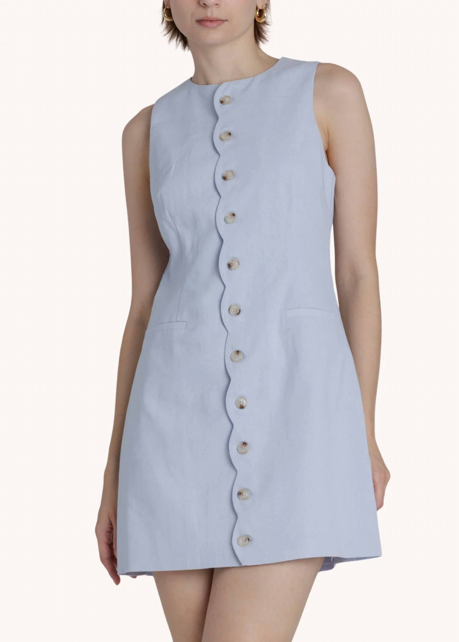 Aureum - Marisol Scalloped Mini Dress