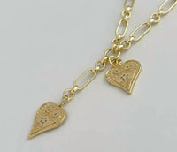 Tramps+Thieves - Women's Two Of Hearts Necklace