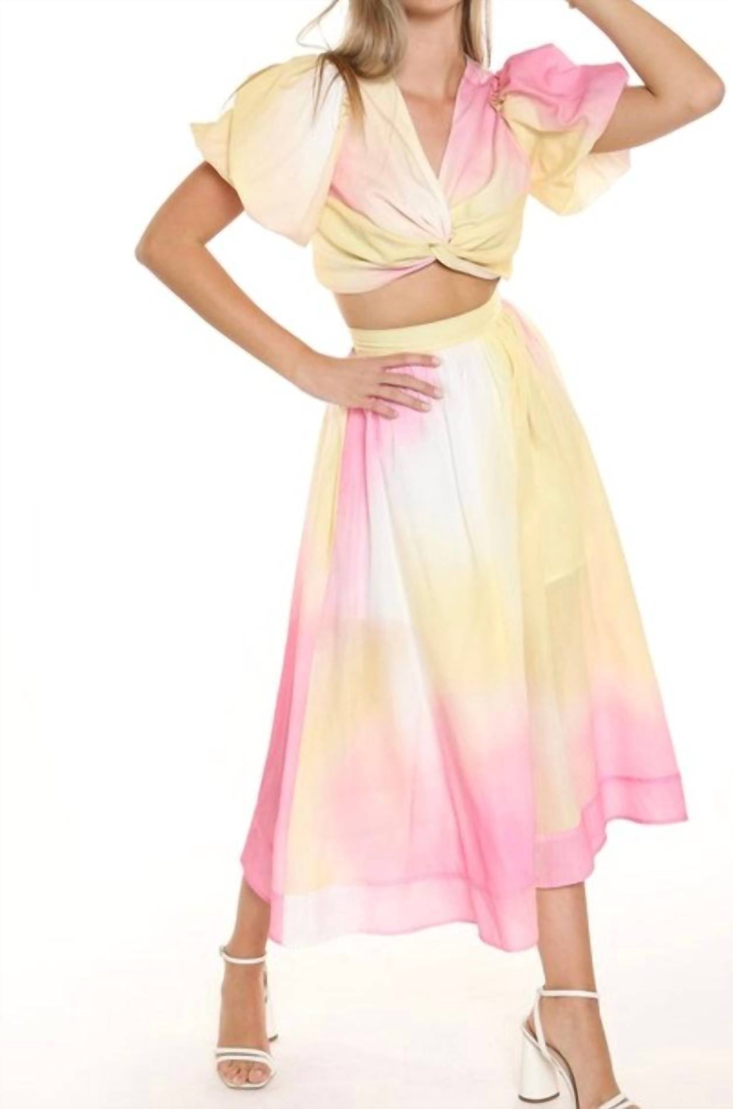 Beulahstyle - Cloud Burst Puff Sleeve Skirt Set