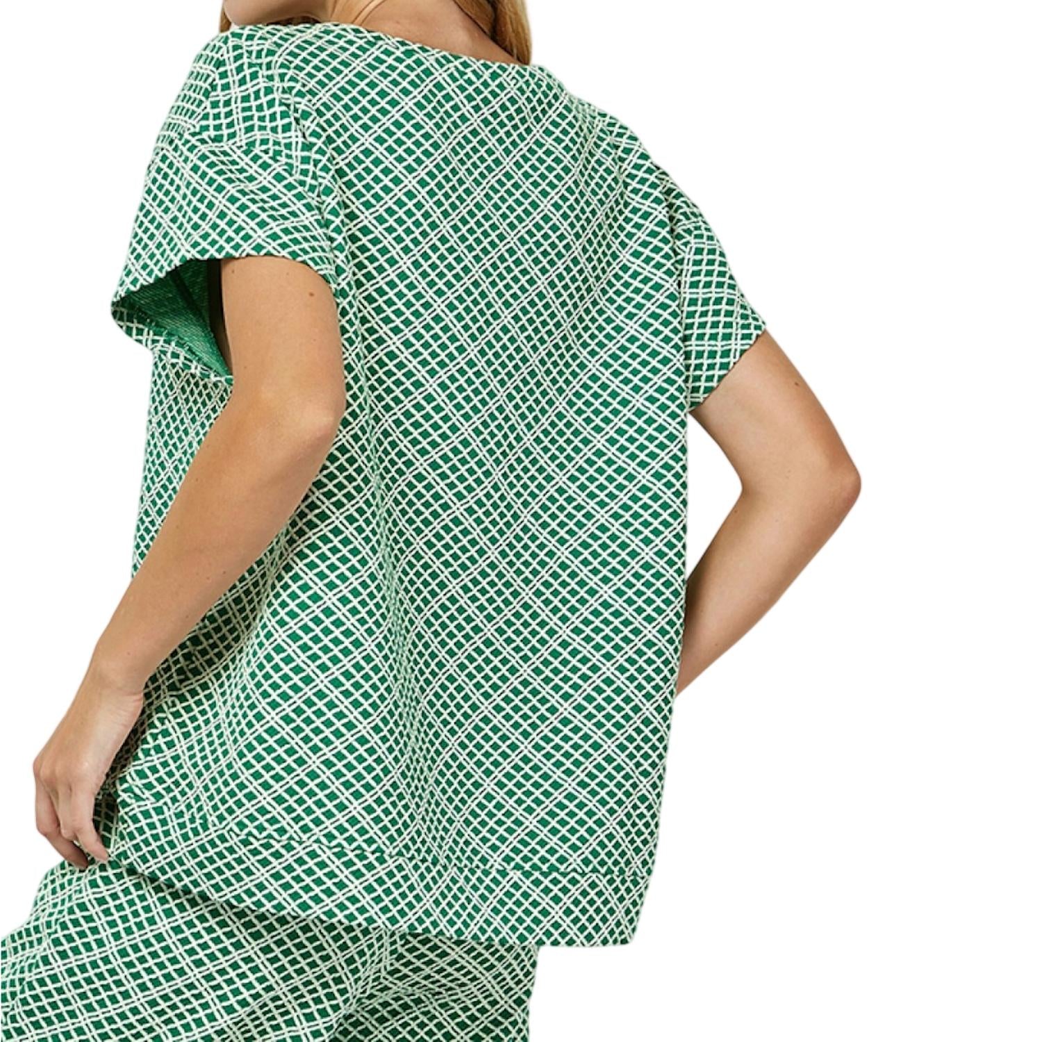 See And Be Seen - Short Sleeve Texture Top