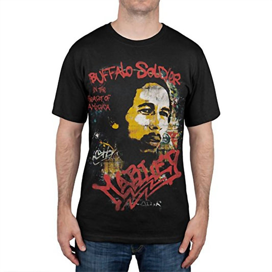 Bob Marley - Heart Of America Short Sleeve T-shirt
