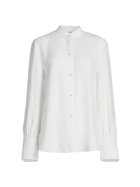 Vince - Metal Ball Button Long Sleeve Shirt