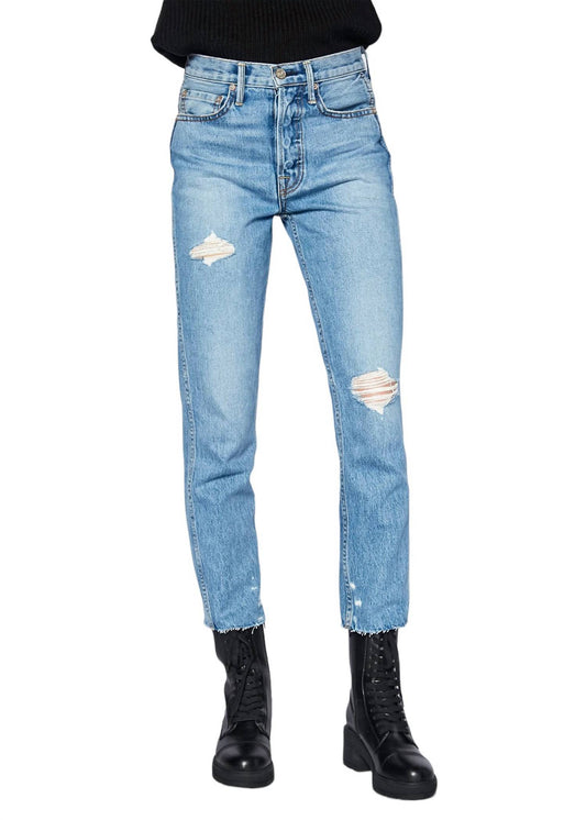 Noend - EVE HIGH RISE CROP SLIM STRAIGHT JEAN