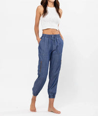 Sneak Peek - Denim Cargo Joggers
