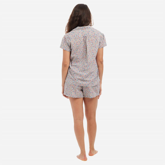 The Sleep Code - Floral Organic Cotton Classic Short PJ Set