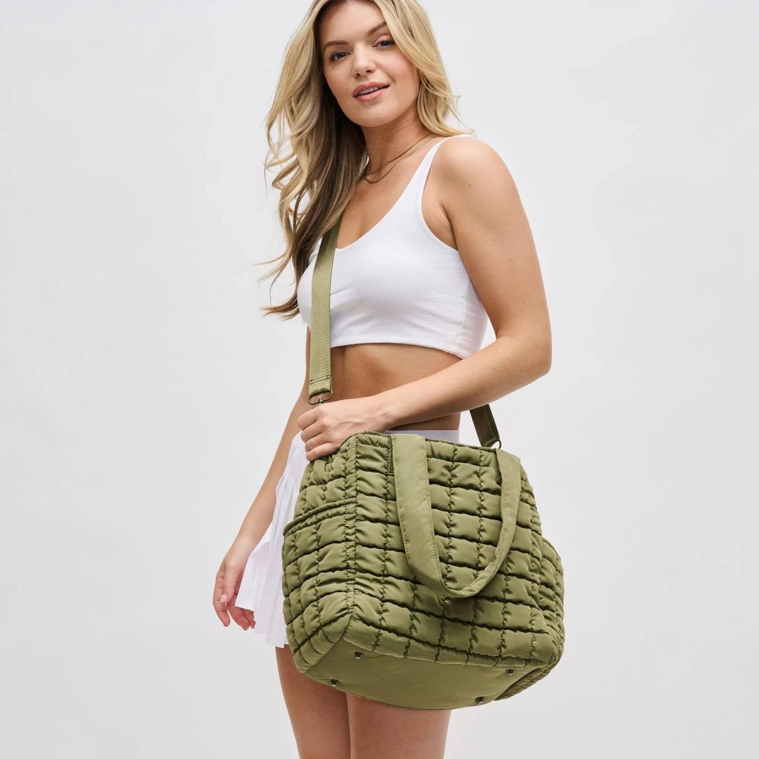 Sol And Selene - Women's Dreamer Quilted Puffer Tote Bag