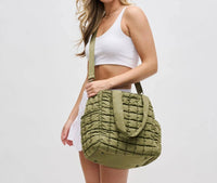 Sol And Selene - Women's Dreamer Quilted Puffer Tote Bag