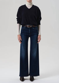 Citizens of Humanity Lyra Long Wide Jean in dark indigo - women's jeans