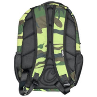 Cookies Men's Ripstop Nylon Backpack in green camo red - men's bag - detail view