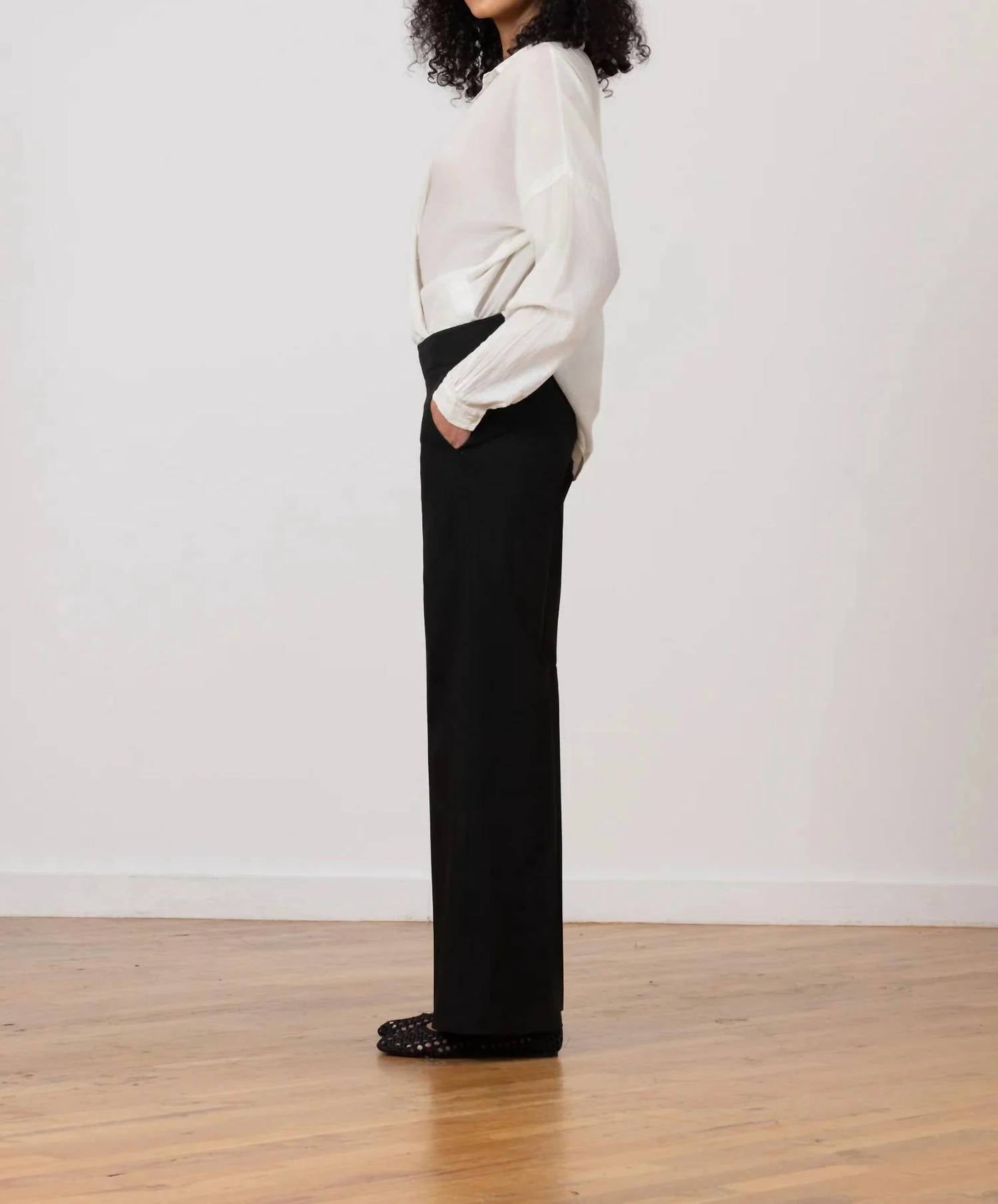 Avenue Montaigne - Carla Stretch Cotton Pants