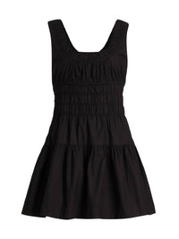 Ciao Lucia - Kala Smocked Cotton Mini Dress
