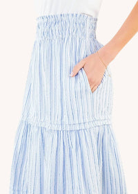 Thml - Smocked Waist Tiered Long Skirt