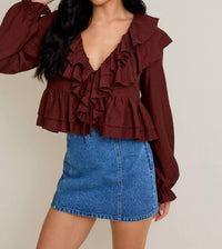 Le Lis - Jenae Ruffle Detail Blouse