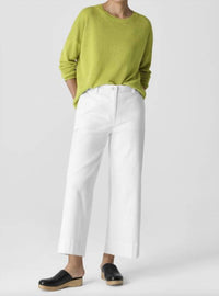 Eileen Fisher - Organic Linen Cotton Cord Crew Neck Top