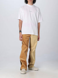 Marni X Carhartt Wip Unisex Workwear Trousers in tabacco - women's jeans - detail view