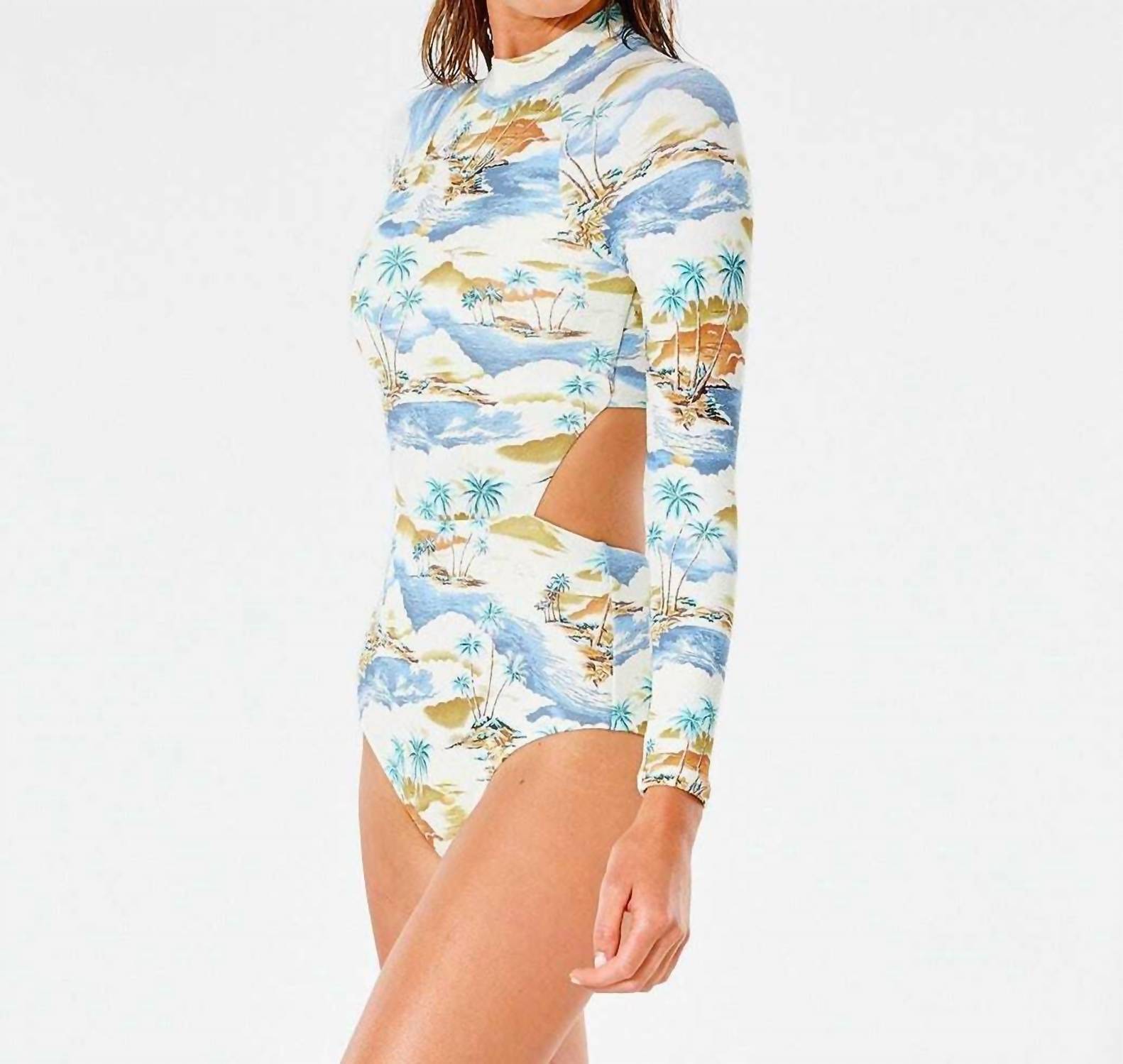 Rip Curl - Post Cards Long Sleeve Swimsuit