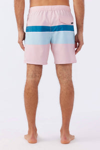 O'Neill - Block Volley Elastic Waist 17" Swim Trunks