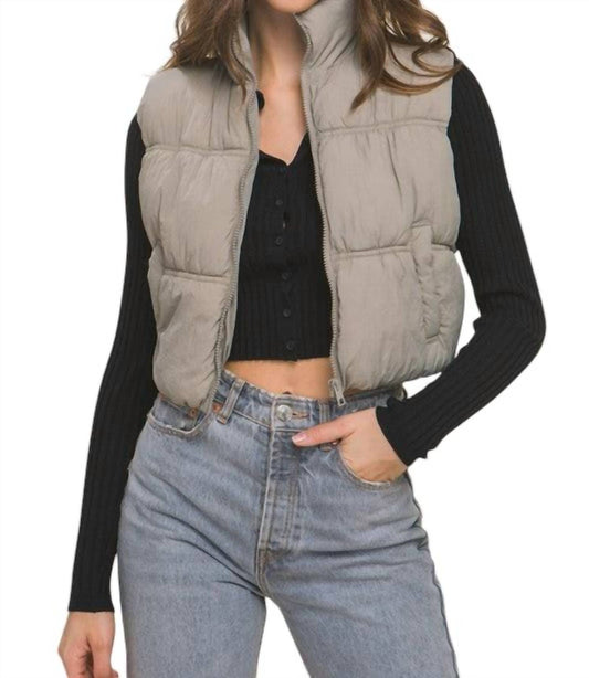 Hyfve - Metallic Puffer Vest