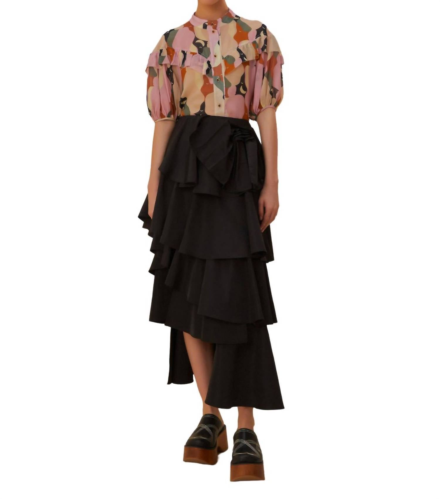 Farm Rio - The Kiss Short Sleeve Blouse