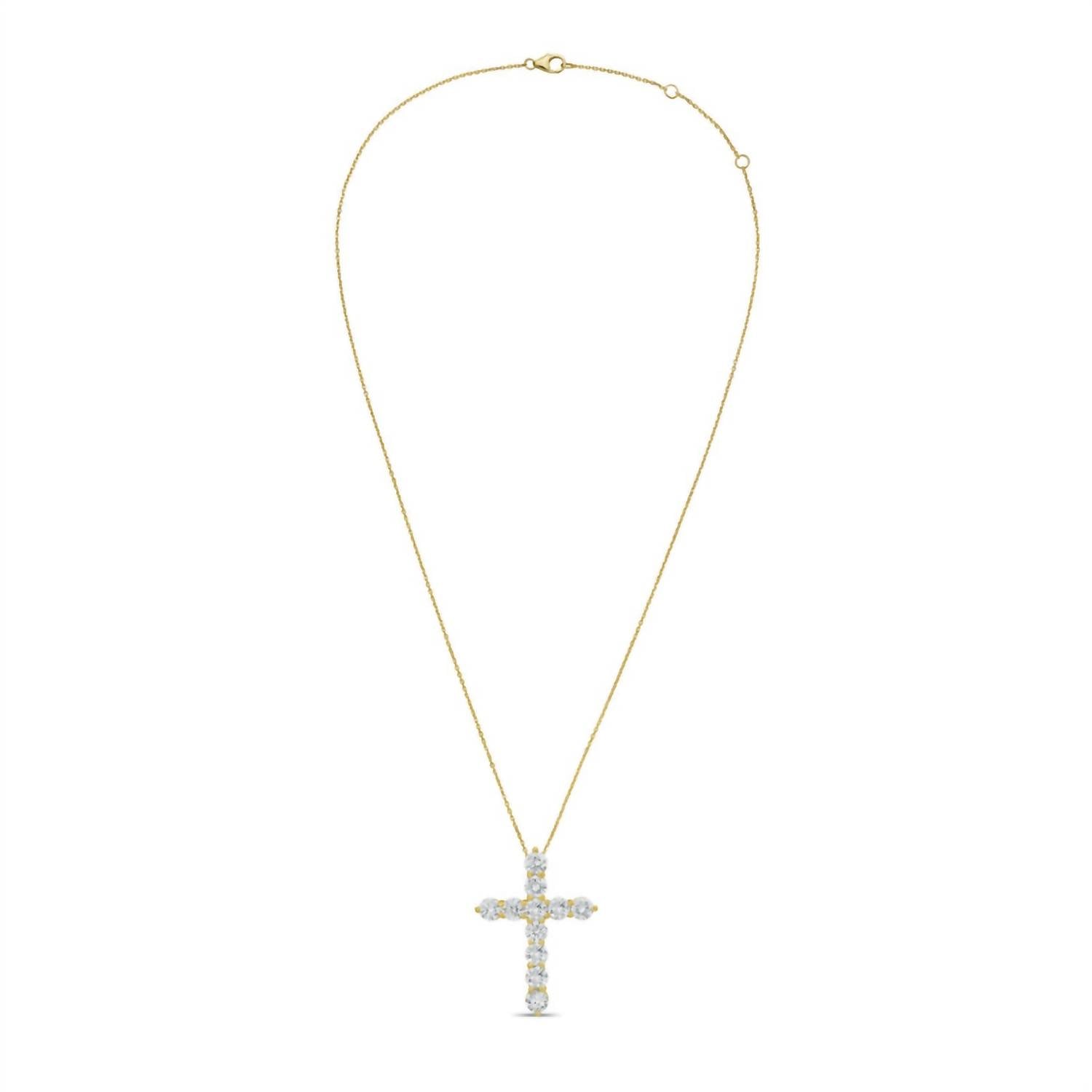 Diana M Jewels - Women's Round Lab-Grown Diamond Pendant Necklace (3.00 Ct) - Signature