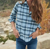 Frank & Eileen - Barry Plaid Top