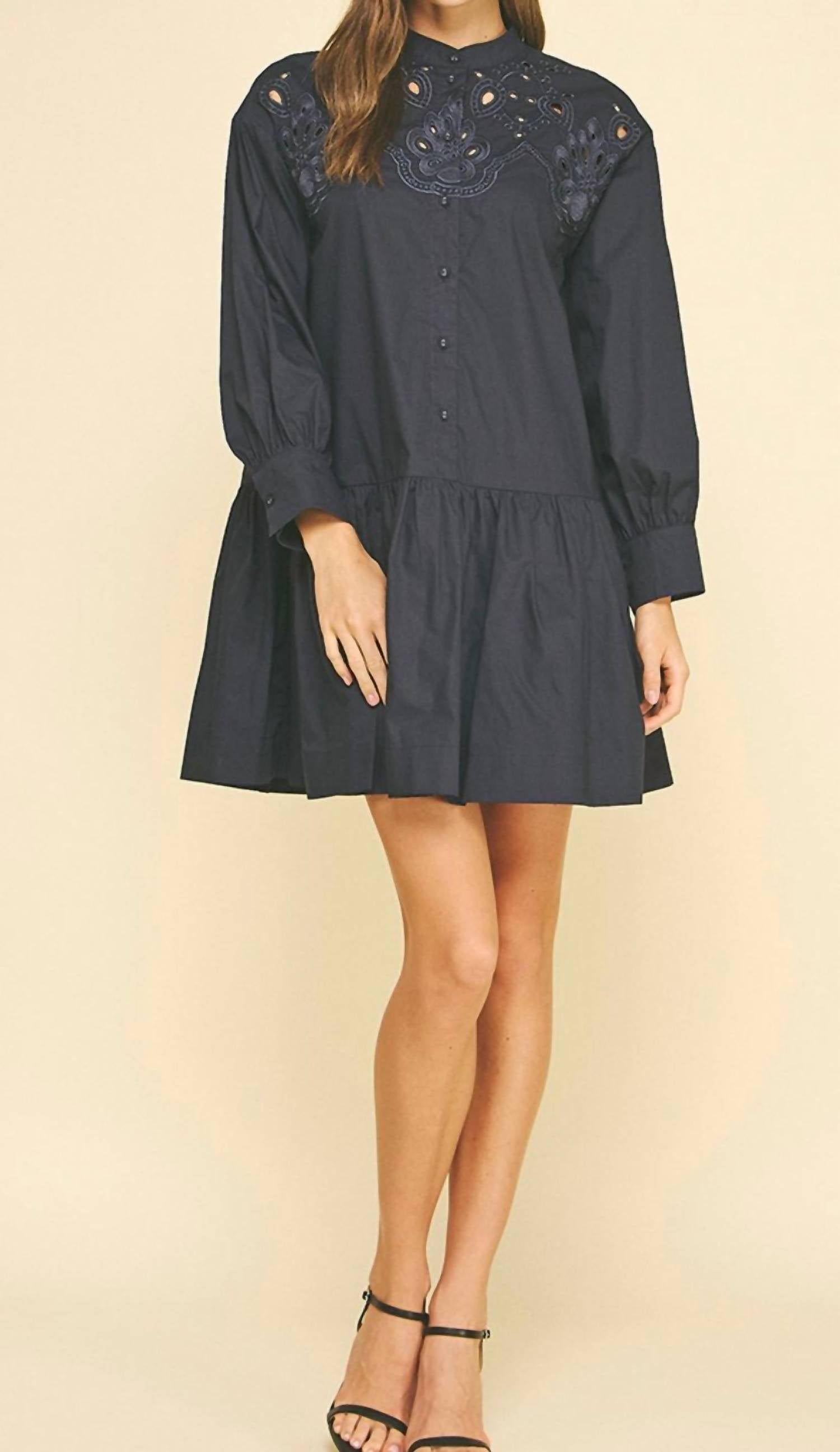 Pinch - Embroidered Mini Dress