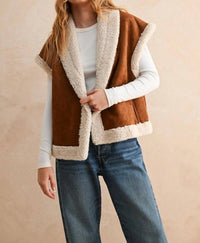 Miou Muse - Sherpa Dreams Contrast Vest