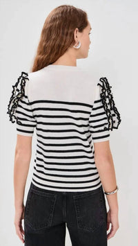 Ulla Johnson - Ottilie Luxe Ribbed Cashmere Puff Sleeve Sweater