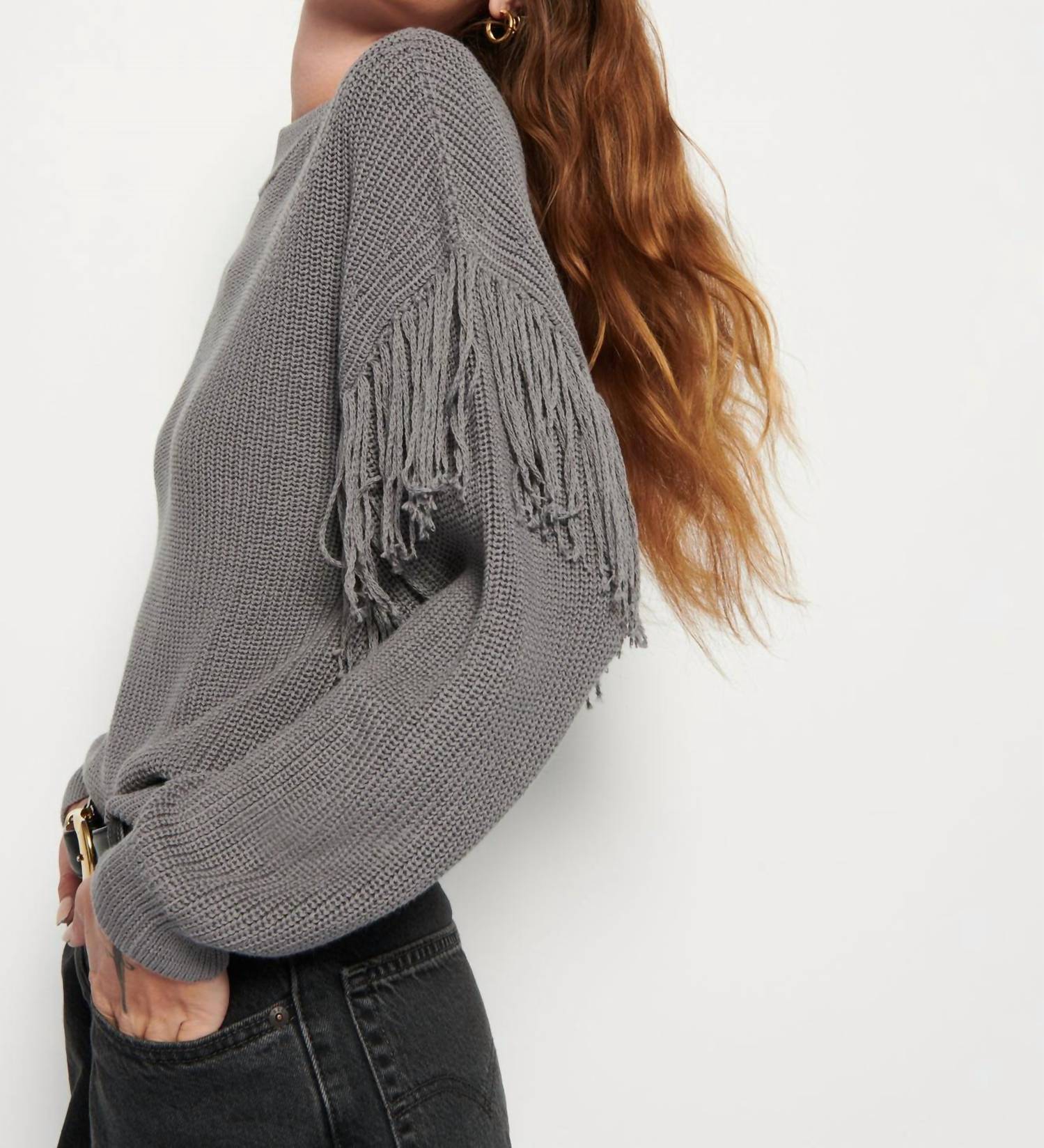 Nation Ltd - Carine Fringed Sweater
