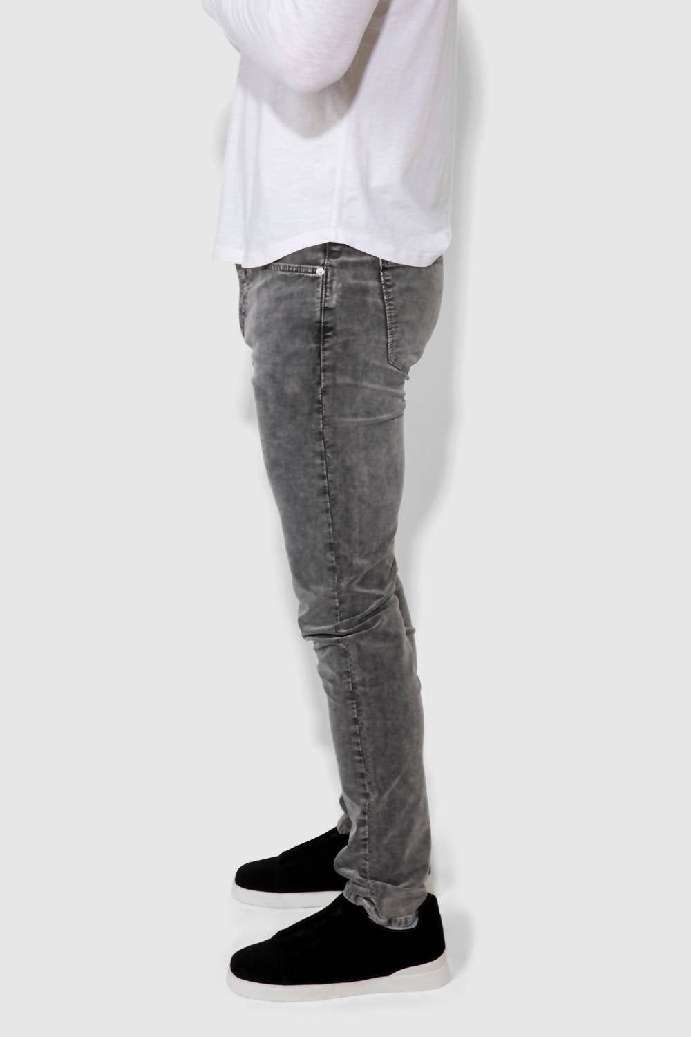 Monfrere - Greyson Velvet Skinny Jeans