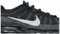 NIKE Men's Air VaporMax 2023 Flyknit Shoe in black white - men's sneaker - detail view