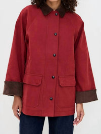 Moon River - Corduroy Detail Barn Jacket