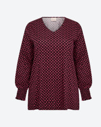 Wasabi Concept - Women's V-neck Blouse - Plus