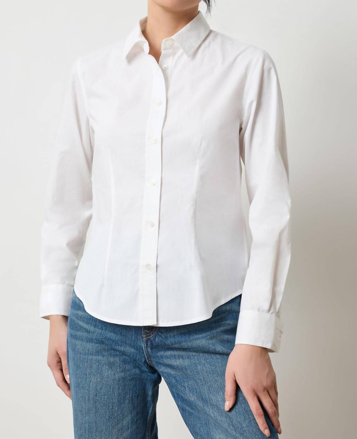 Lilla P - Poplin Slim Button Down Shirt