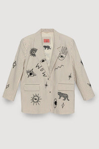 Free People - Only You Embroidered Detailed Jacket Blazer