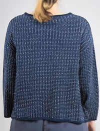 Liv By Habitat - Textured Dot Swing Pullover Sweater