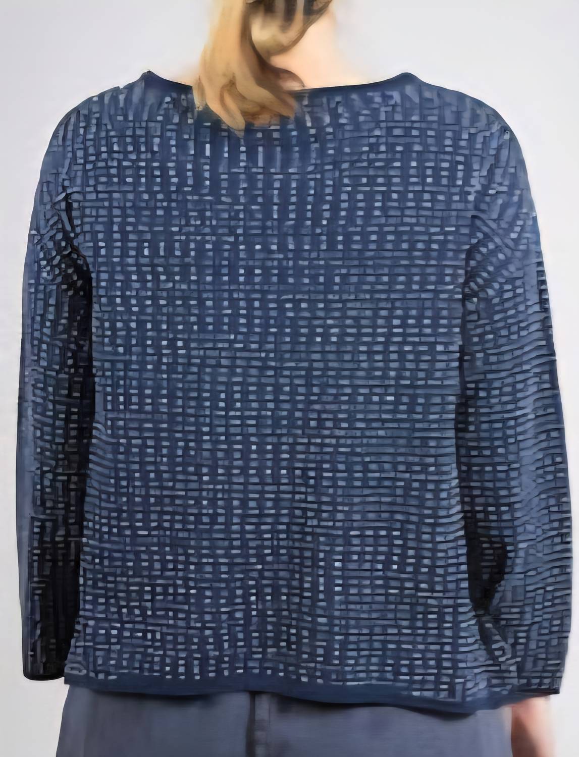 Liv By Habitat - Textured Dot Swing Pullover Sweater