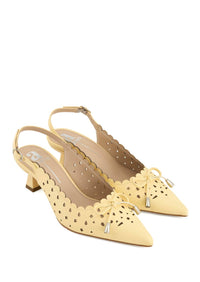Andrea Women's Pointed-toe Slingback Pump in yellow - women's heels - view 4